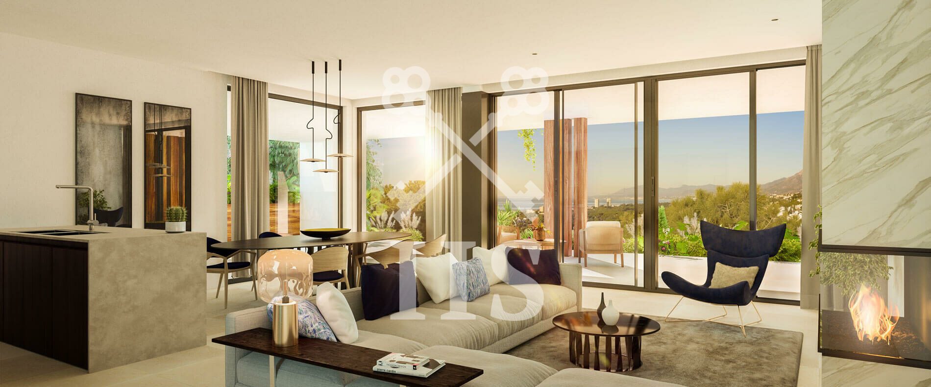 1CABOPINO SALON VIV 5 HD INVESTINSPAIN Marbella Sunset
