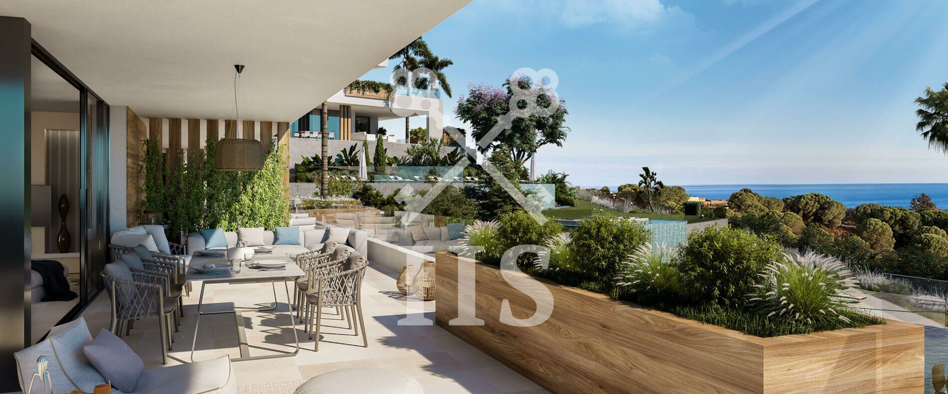3CABOPINO Terraza Viv11 HD INVESTINSPAIN Marbella Sunset