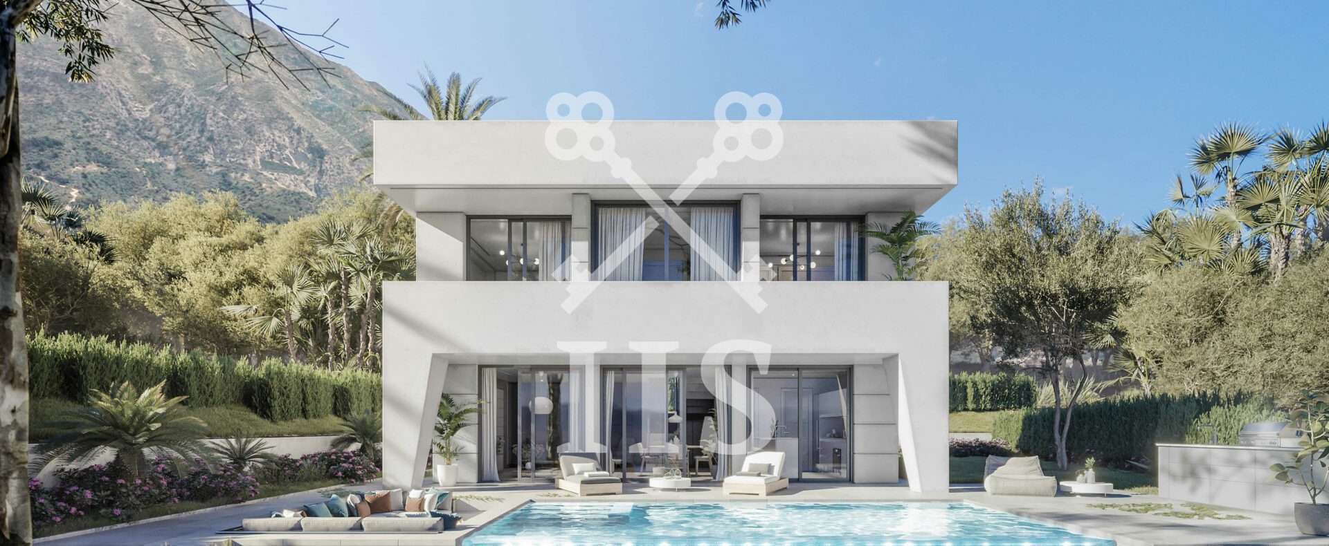 Duquesa Valley EXTERIOR FRONTAL - Nieuwbouw te koop Sotogrande