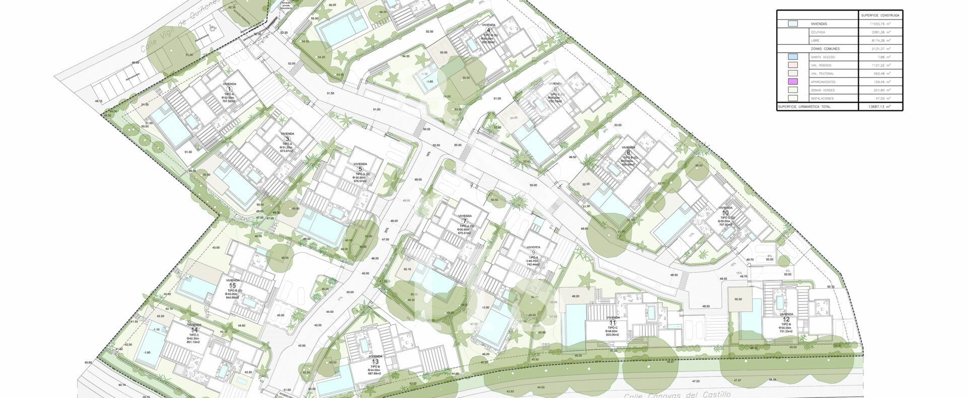 La Fuente Marbella Site Plan