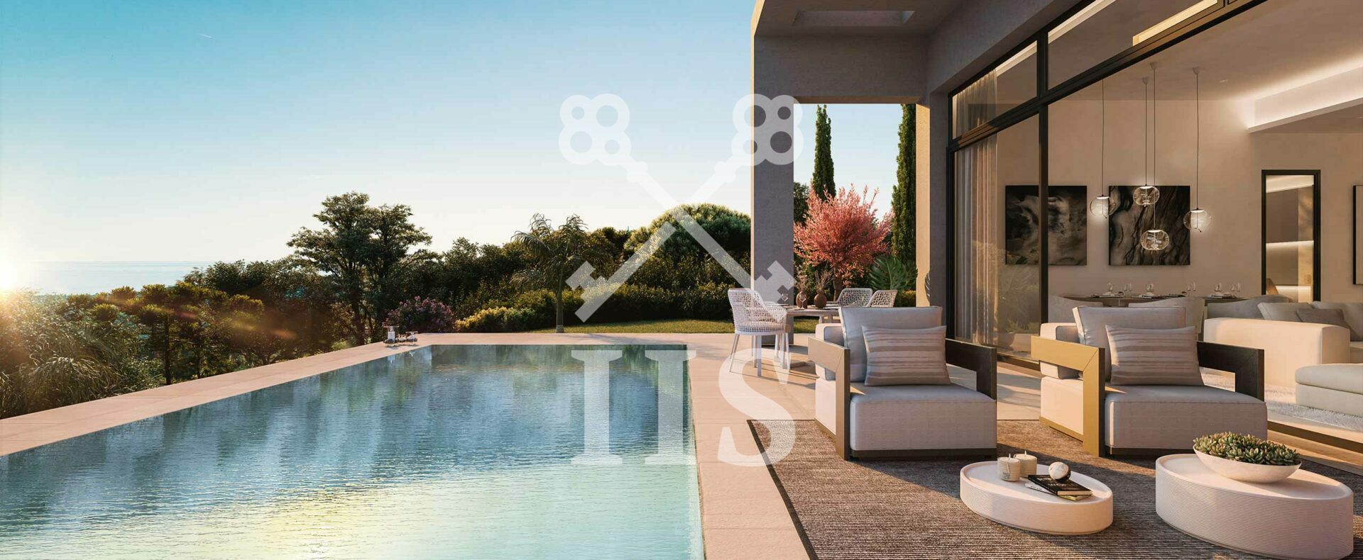 Type 01 Exterior swimming pool La Finca de jasmine INVESTINSPAIN