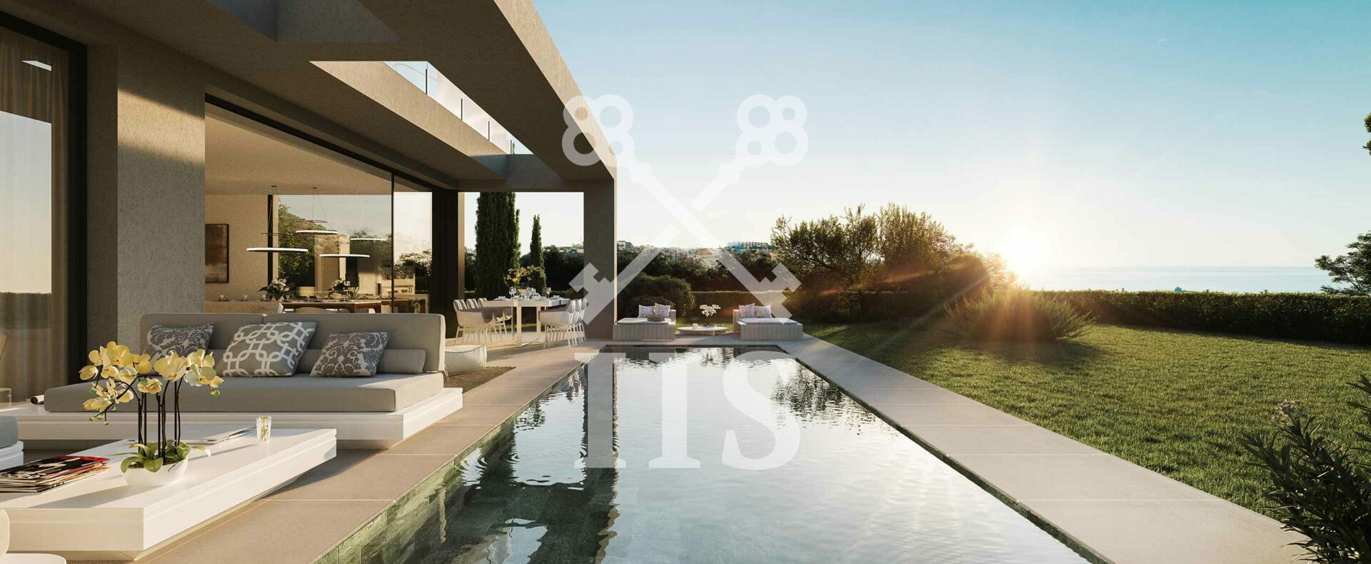 Type 03 Exterior swimming pool La Finca de jasmine INVESTINSPAIN