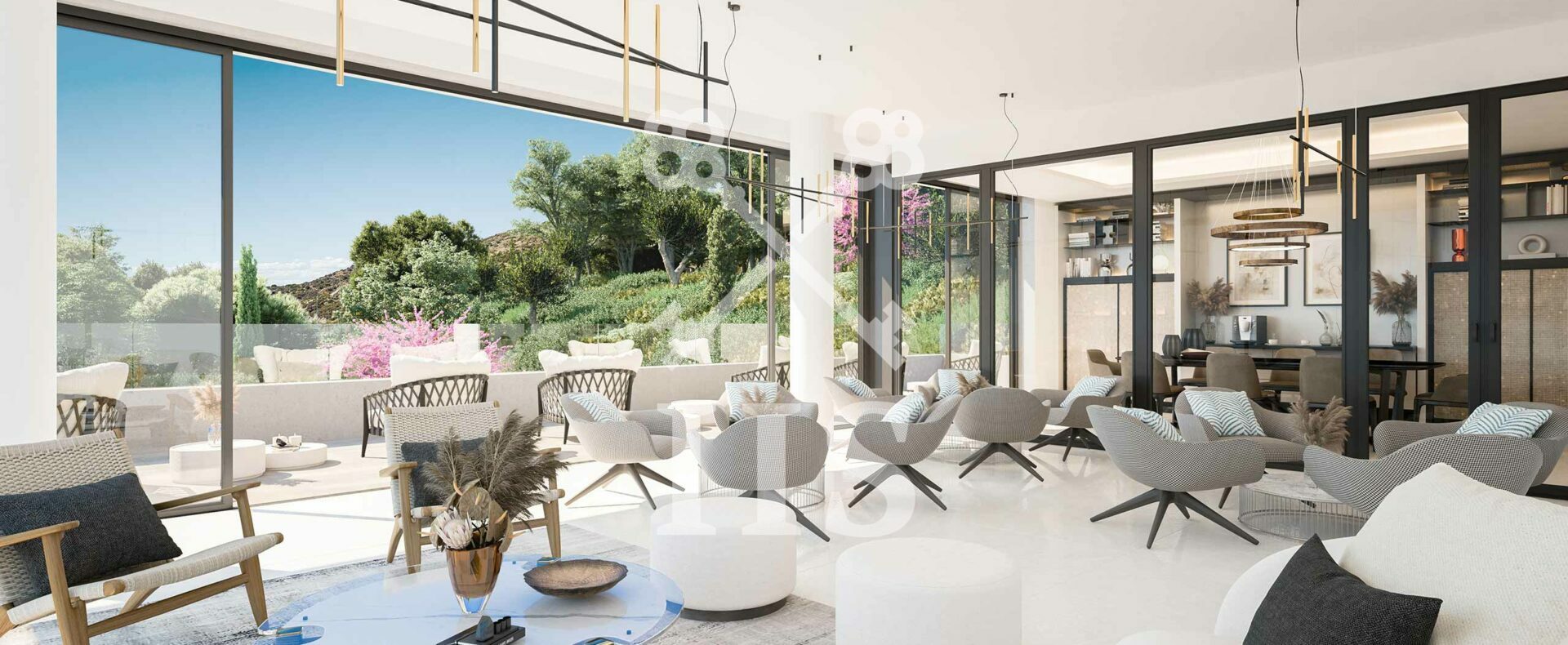 club social coworking La Finca de jasmine INVESTINSPAIN