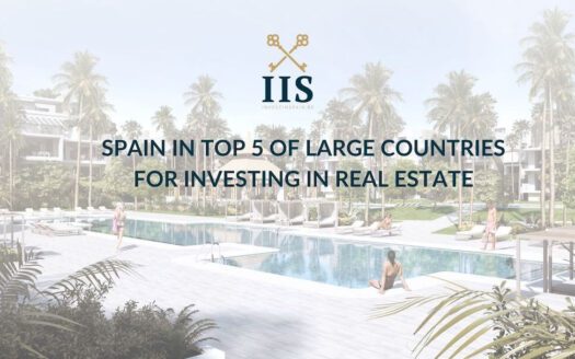 Spain in top 5 of large countries for investing in real estate