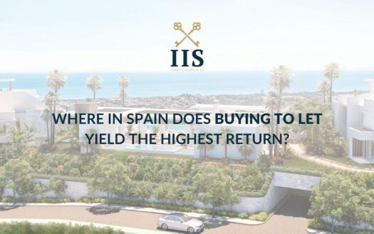 Where in Spain does buying to let yield the highest return