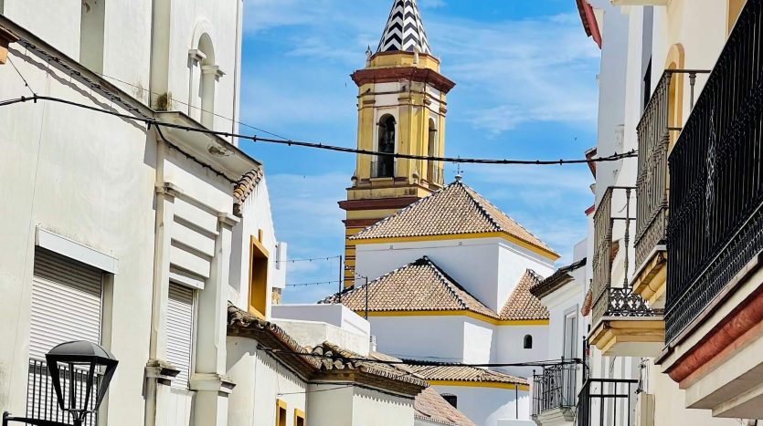 low angle view building against sky estepona malaga old city kopie