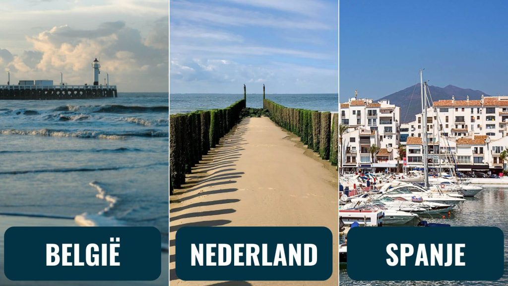 Vastgoed kust Belgie Nederland Spanje