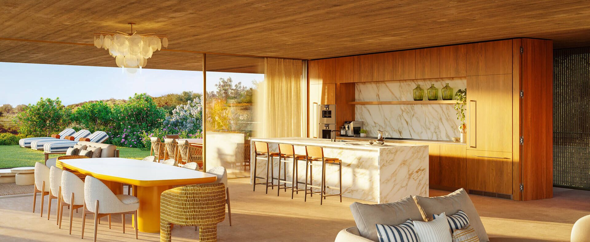 S30 INT Kitchen Sunset LV R2 St Regis the residences Casares
