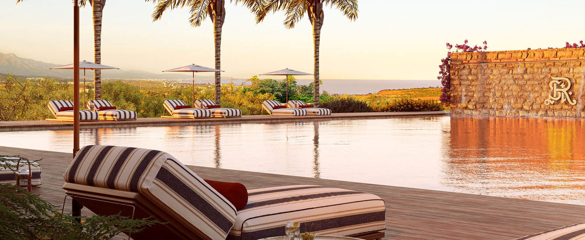 URB S01 EXT Pool sunset R2 (1) St Regis the residences Casares