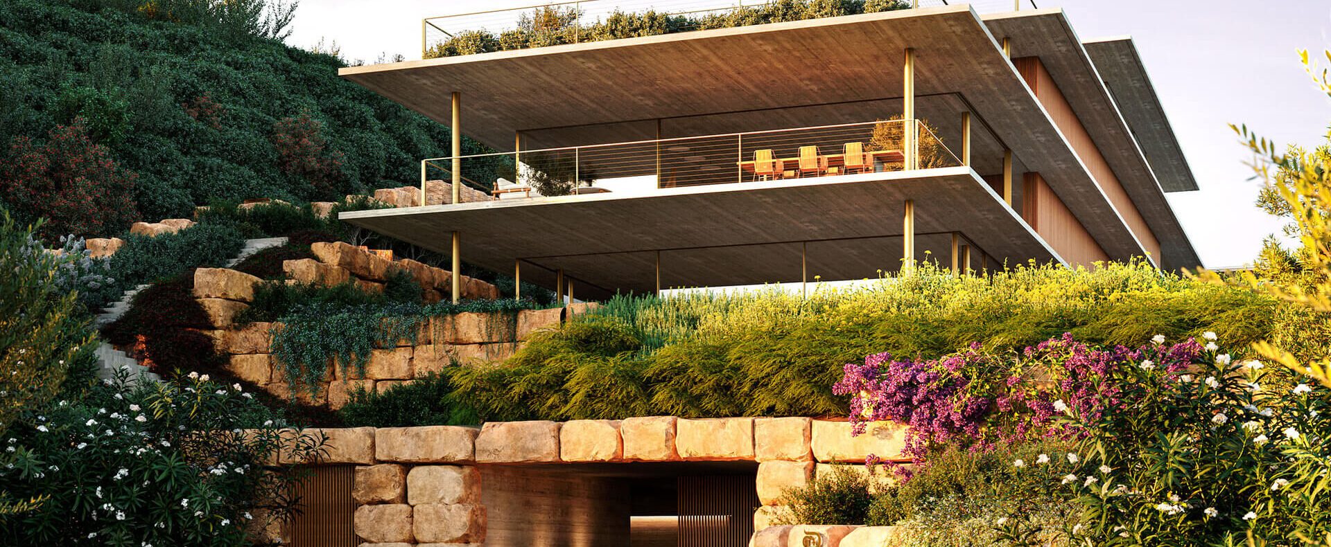 URB S02 EXT Entrance Sunset St Regis the residences Casares